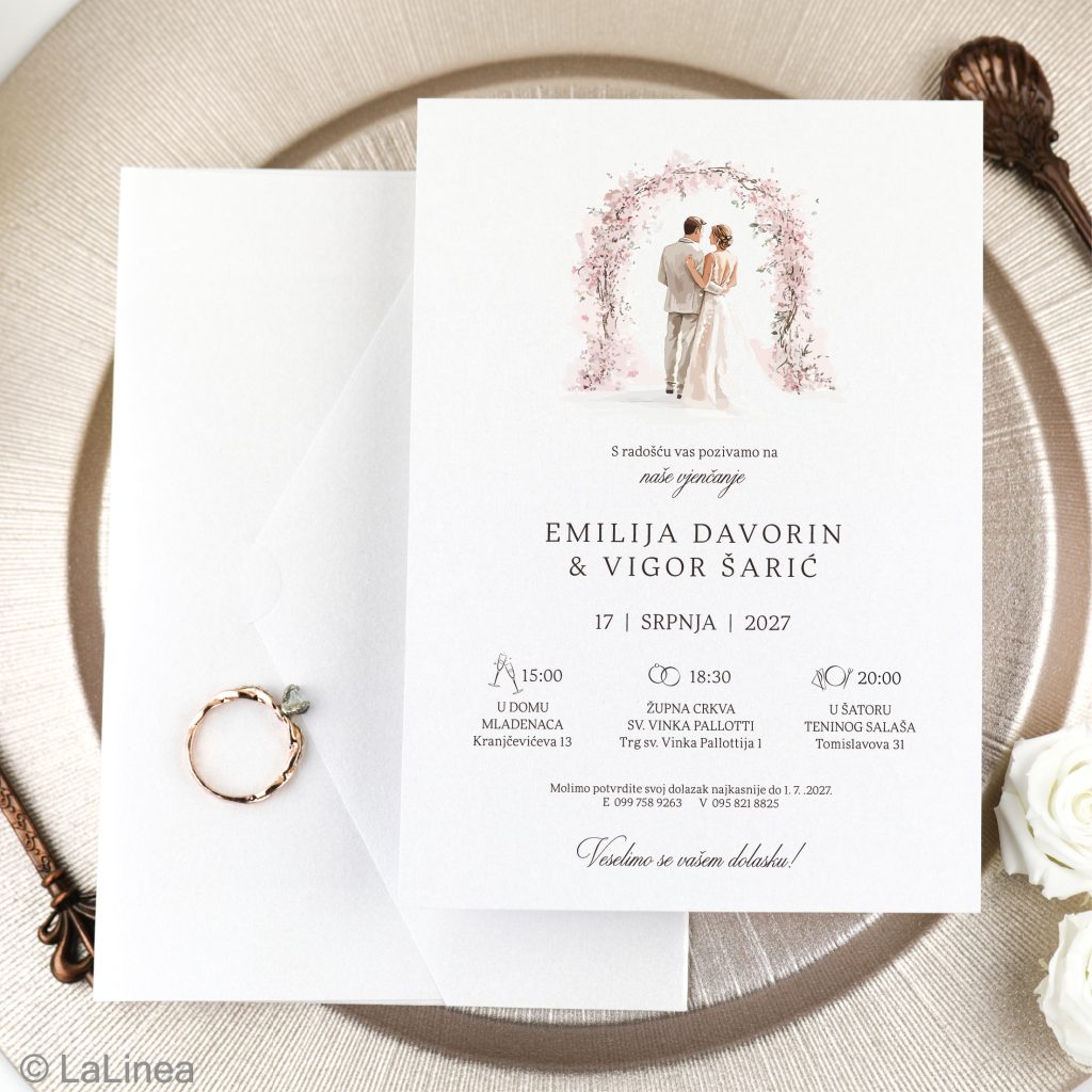 Pozivnice za vjenčanje 02E