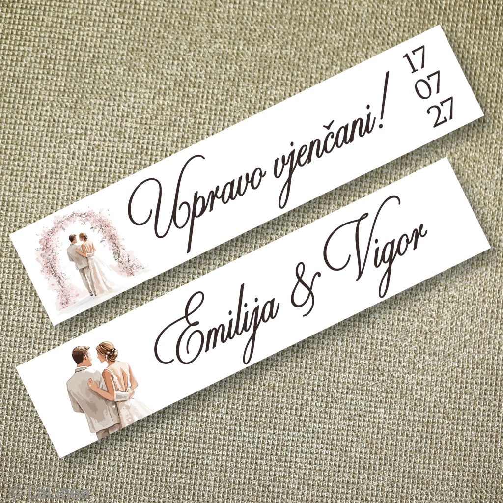 Svadbene auto tablice 02e