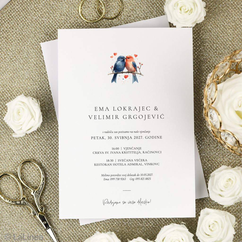 Pozivnice za vjenčanje 03H
