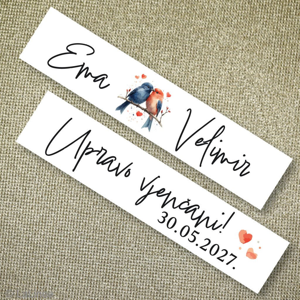 Svadbene auto tablice 03h