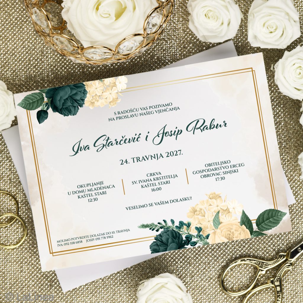 Pozivnice za vjenčanje 69e