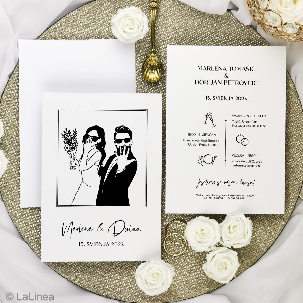 Pozivnice za vjenčanje 16f