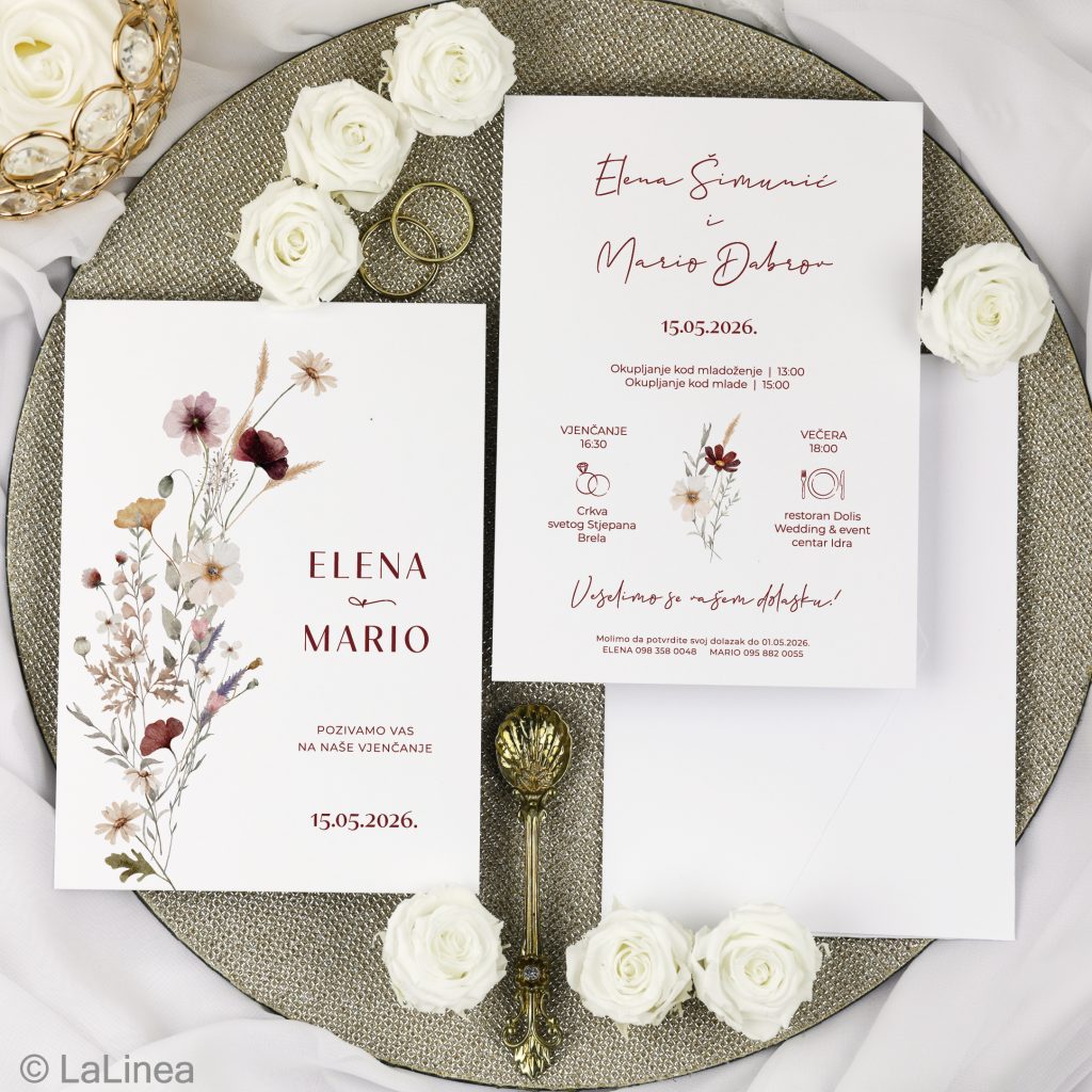 Pozivnice za vjenčanje 10f