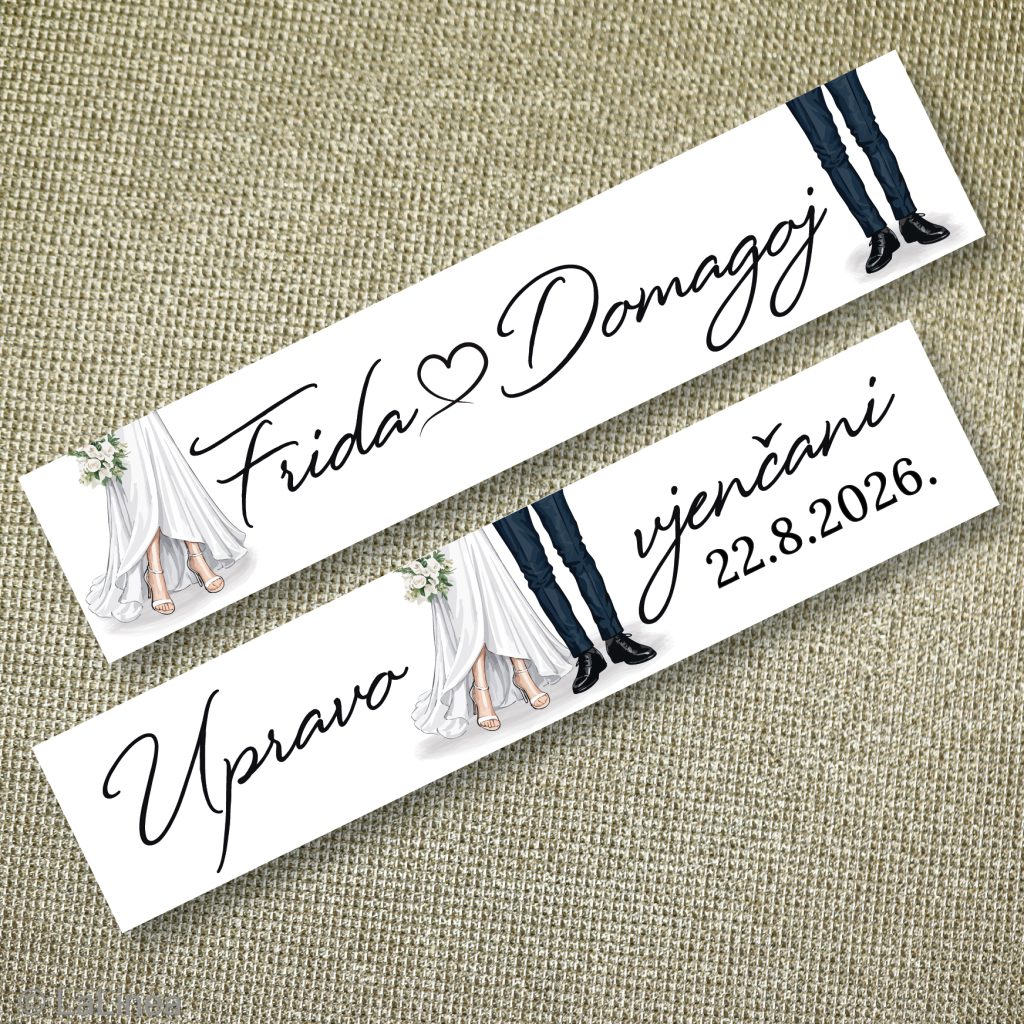 Svadbene auto tablice 03e