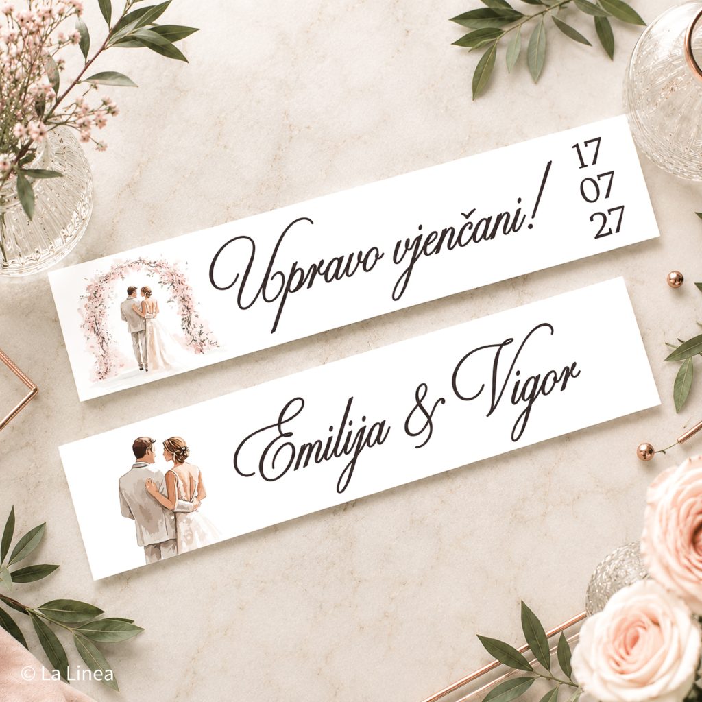 Svadbene auto tablice 02e