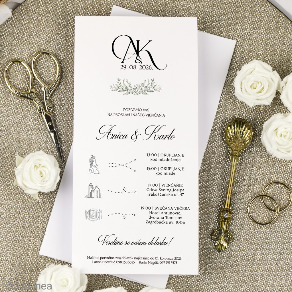 Pozivnice za vjenčanje 20e