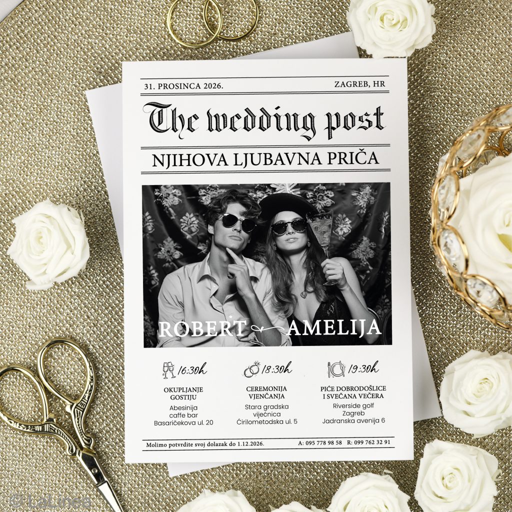Pozivnice za vjenčanje 45e