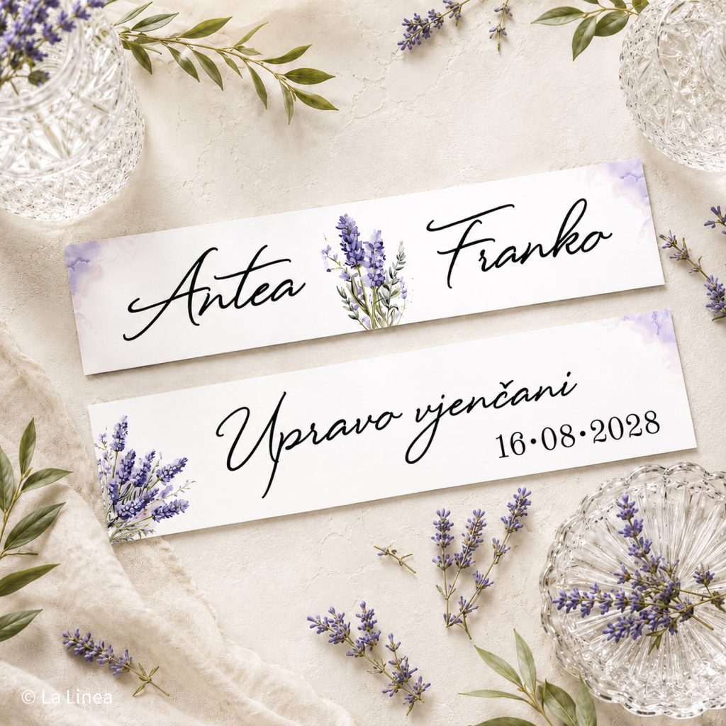Svadbene auto tablice 11g