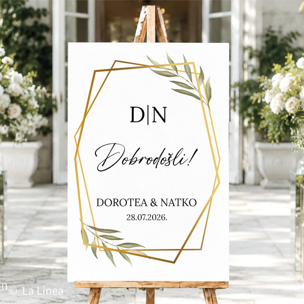 Ploča dobrodošlice 22e