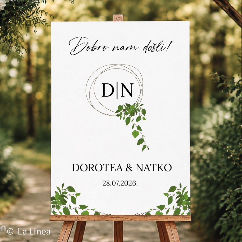 Ploča dobrodošlice 25e